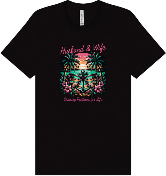 Anchor Husband and Wife Adult Bella Canvas Shirt
