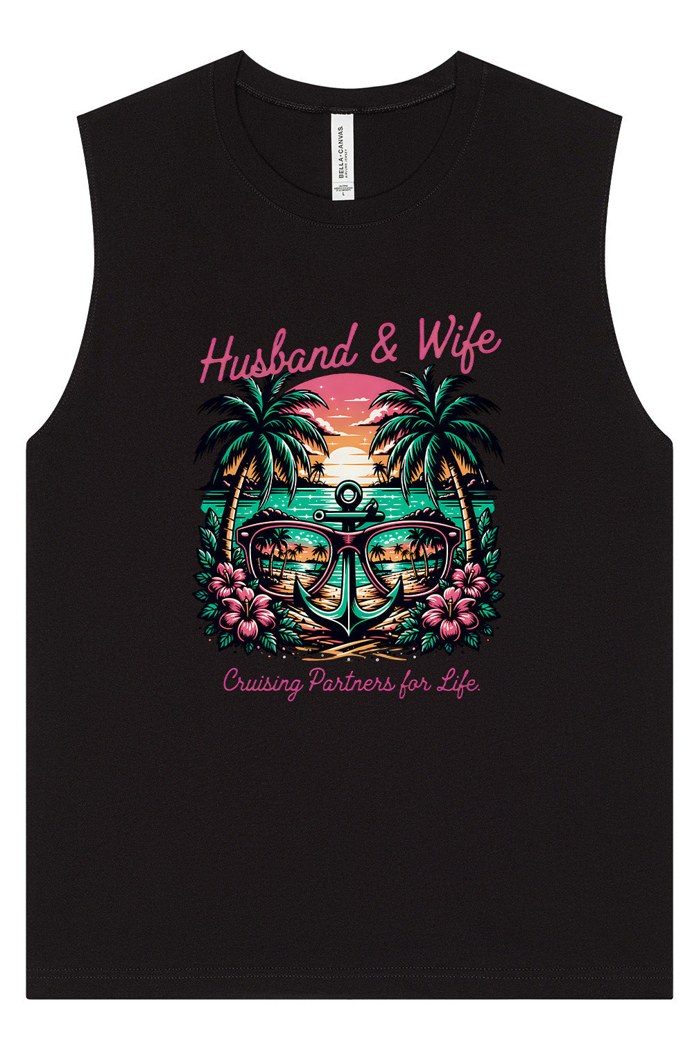 Anchor Husband and Wife Muscle Tank