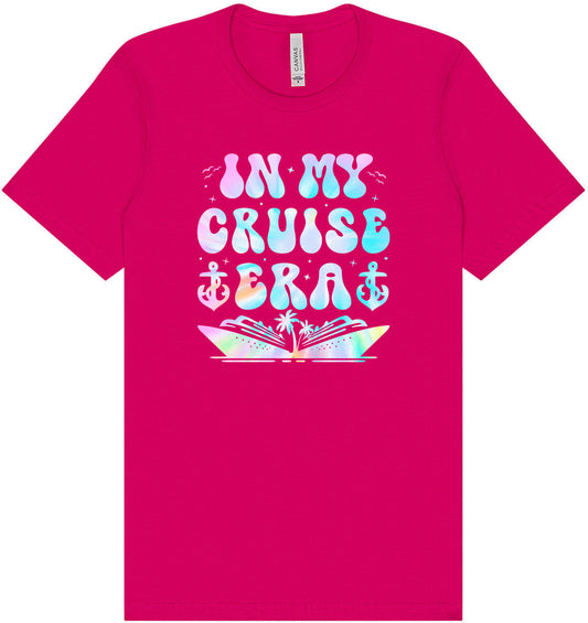 Tie Dye In My Cruise Era Adult Bella Canvas Shirt