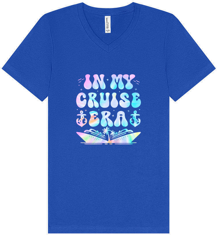Tie Dye In My Cruise Era Unisex V-Neck Shirt