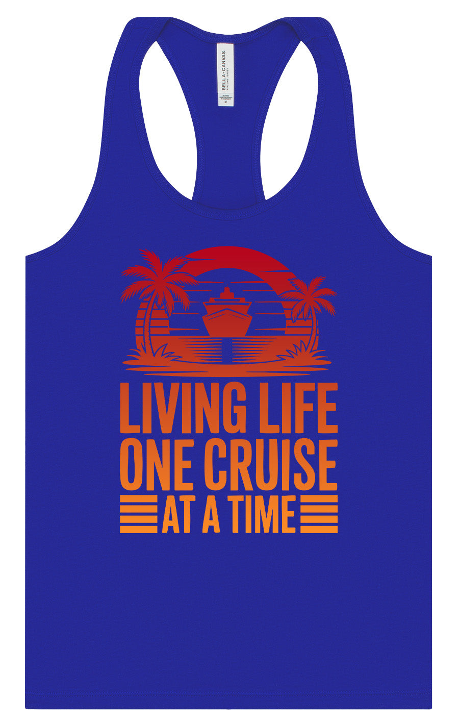 One Cruise at a Time Women's Racerback Tank