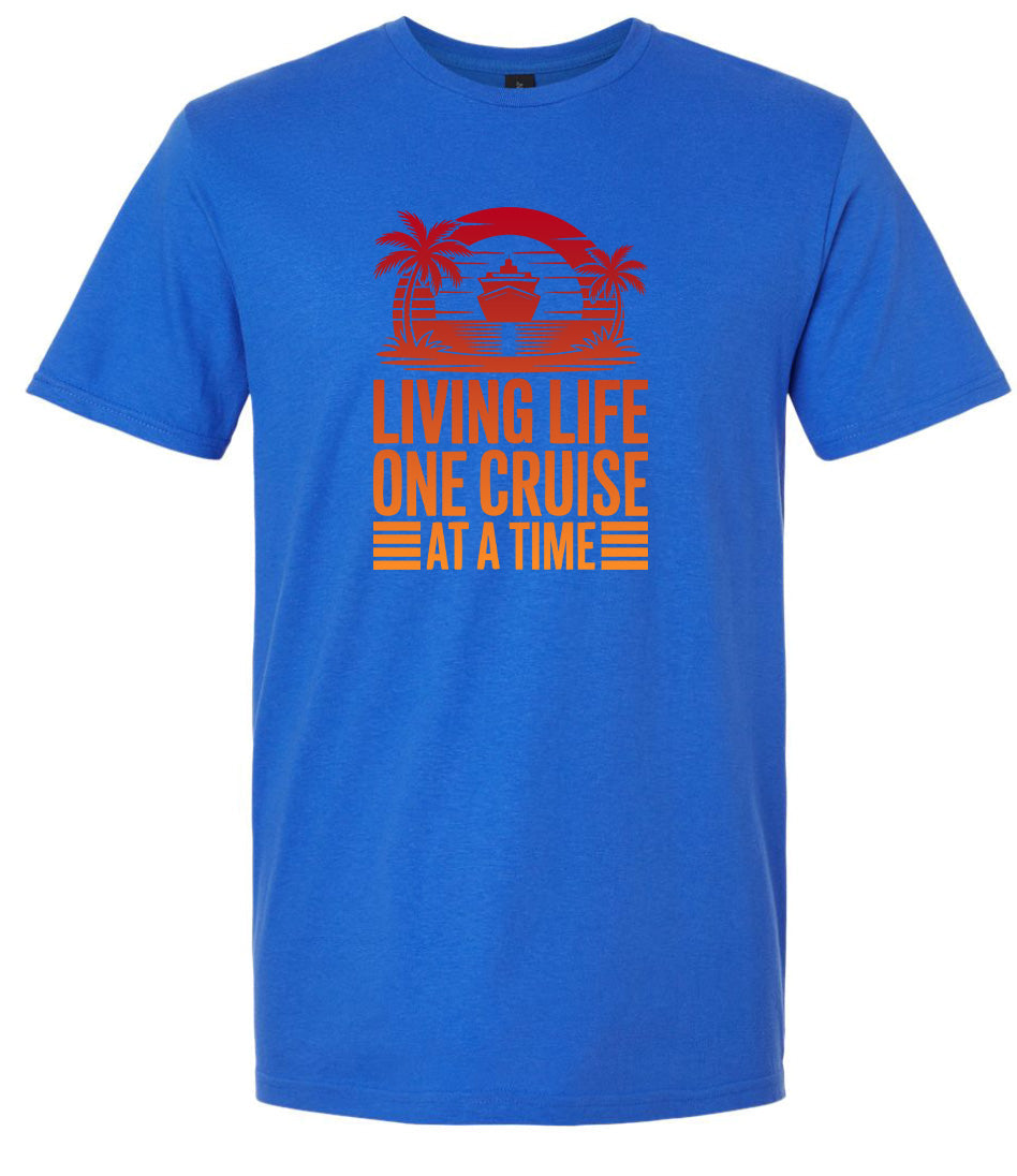 One Cruise at a Time Adult Gildan Soft Shirt