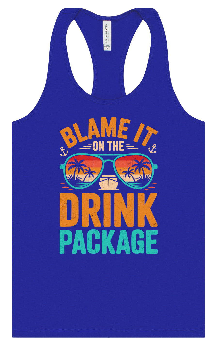 Blame it on the Drink Package Women's Racerback Tank
