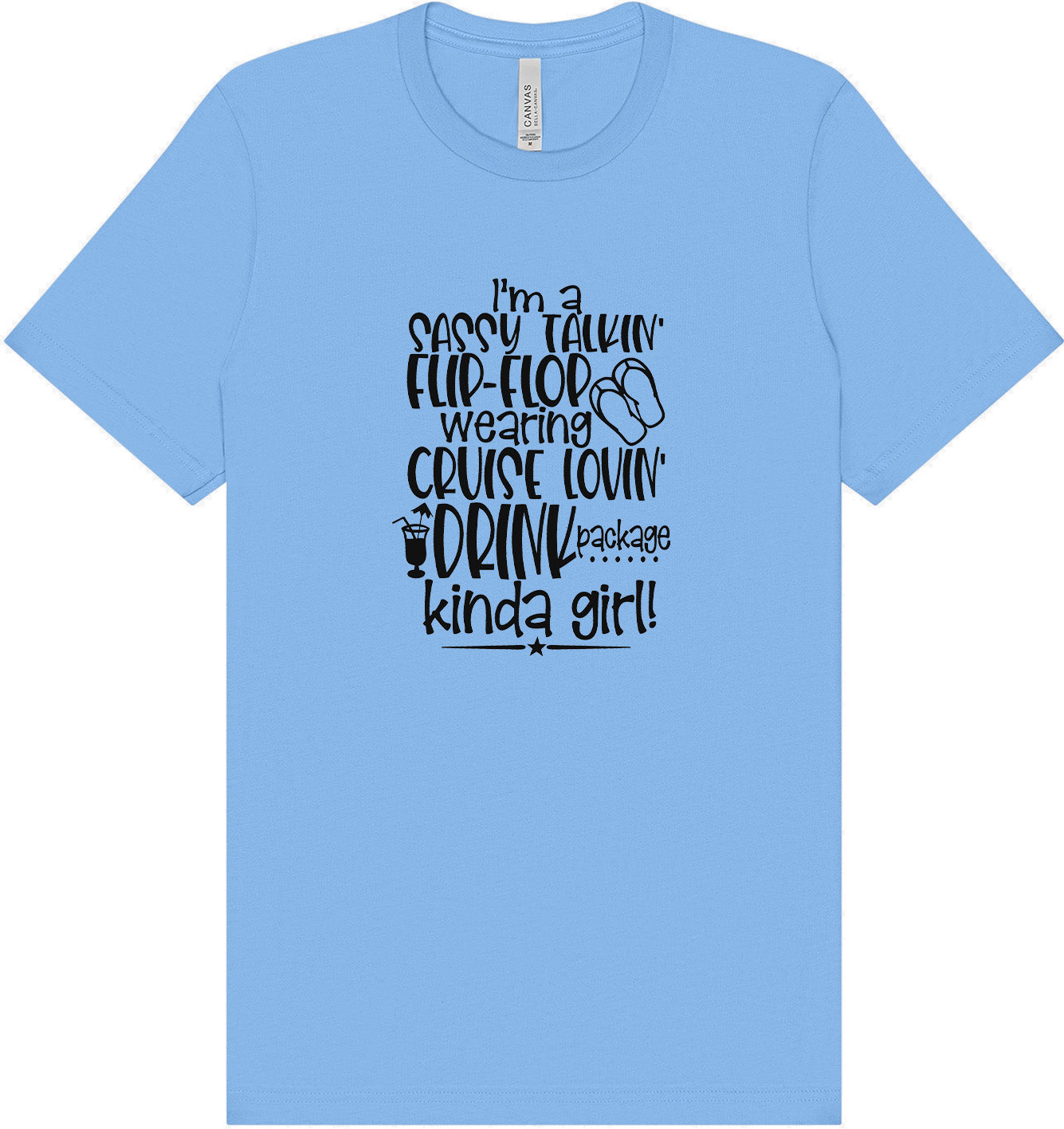 Cruise Lovin' Girl Adult Bella Canvas Shirt