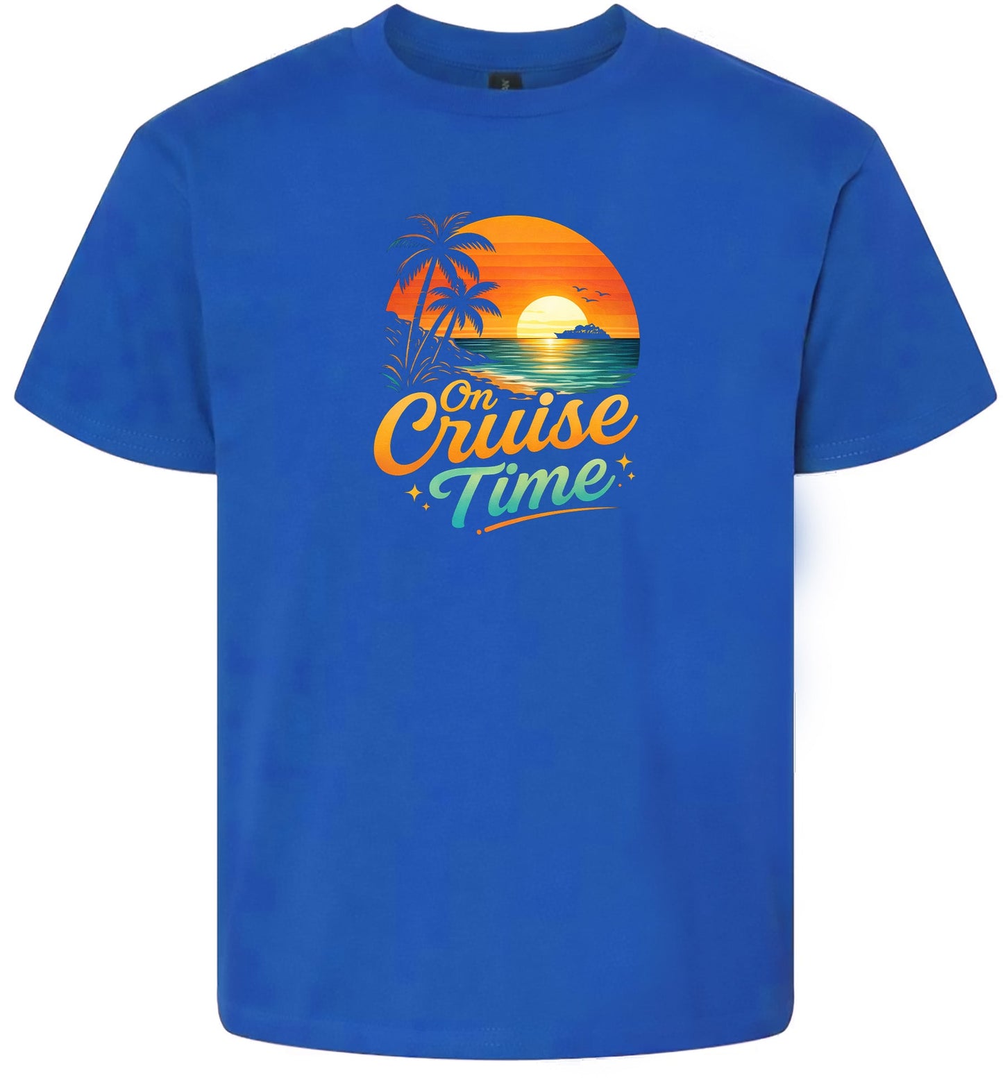 On Cruise Time Children's Gildan Soft Shirt