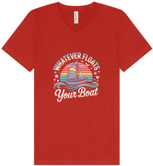 Whatever Floats Your Boat Unisex V-Neck Shirt