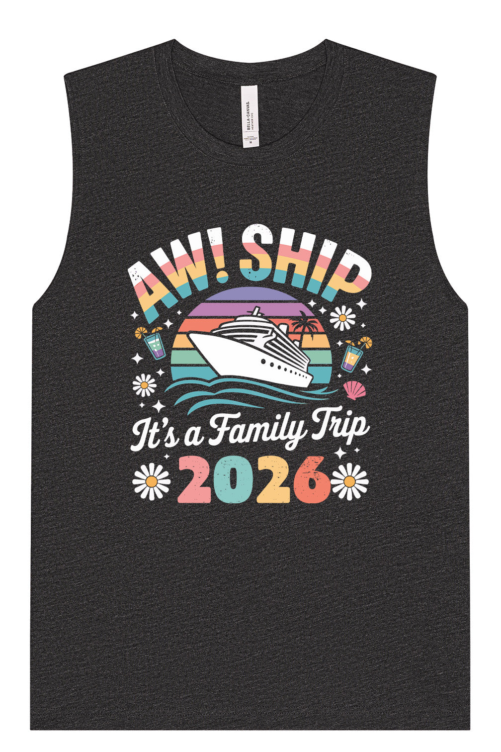 Aw Ship Family Trip 2026 Muscle Tank