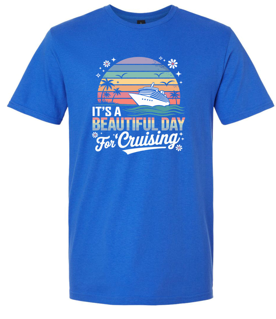 Beautiful Day for Cruising Adult Gildan Soft Shirt