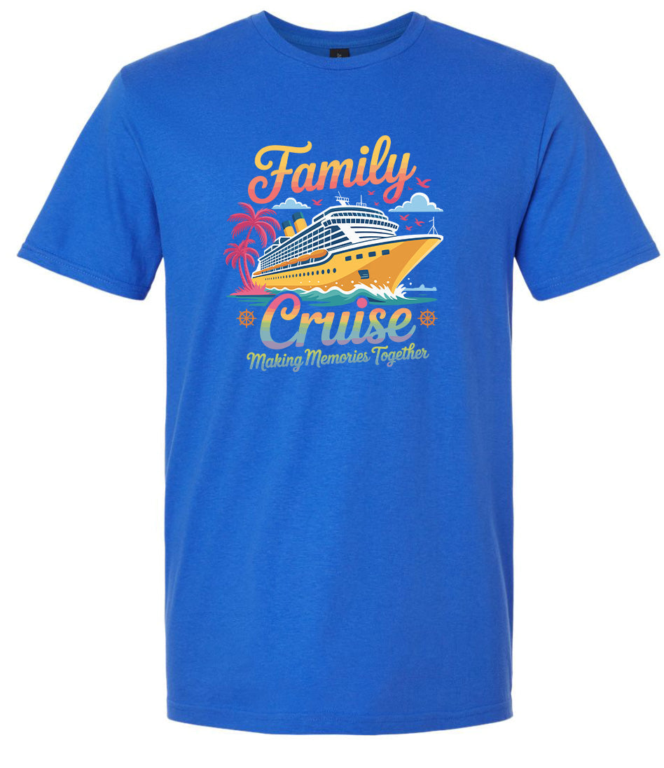 Family Cruise Adult Gildan Soft Shirt