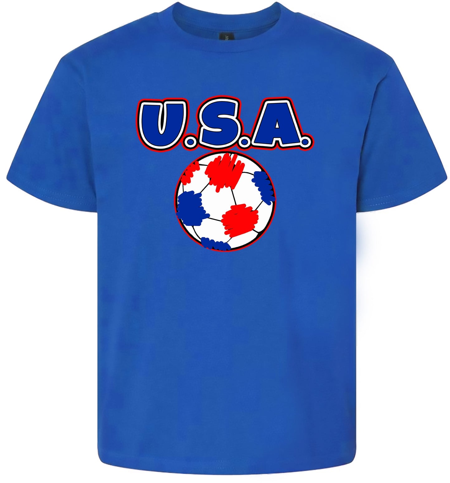 USA Soccer Adult Gildan Soft Shirt