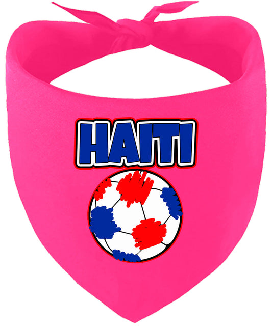 Haiti Soccer Pet Bandana