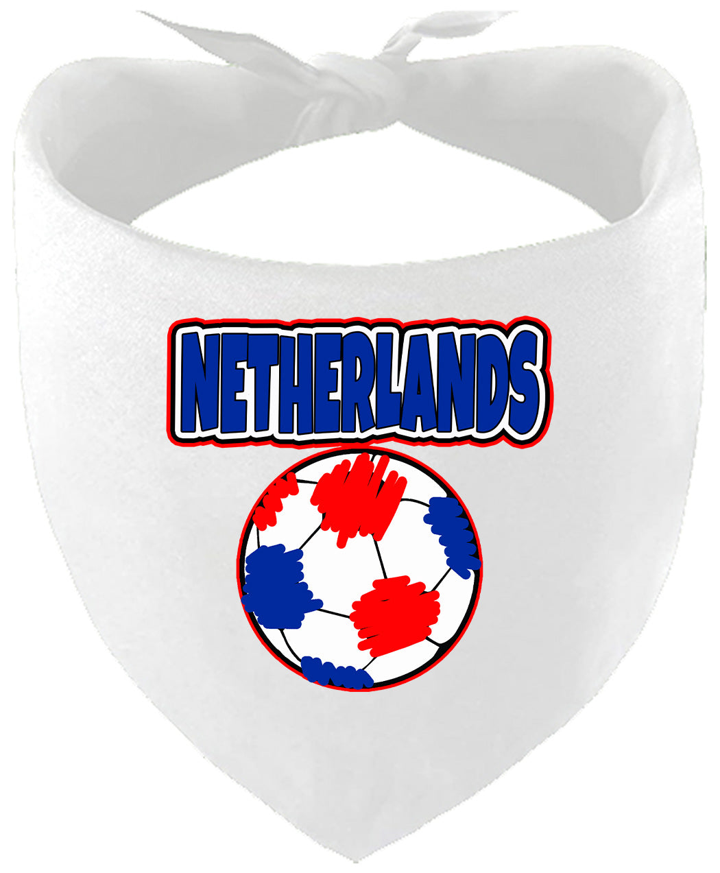 Netherlands Soccer Pet Bandana