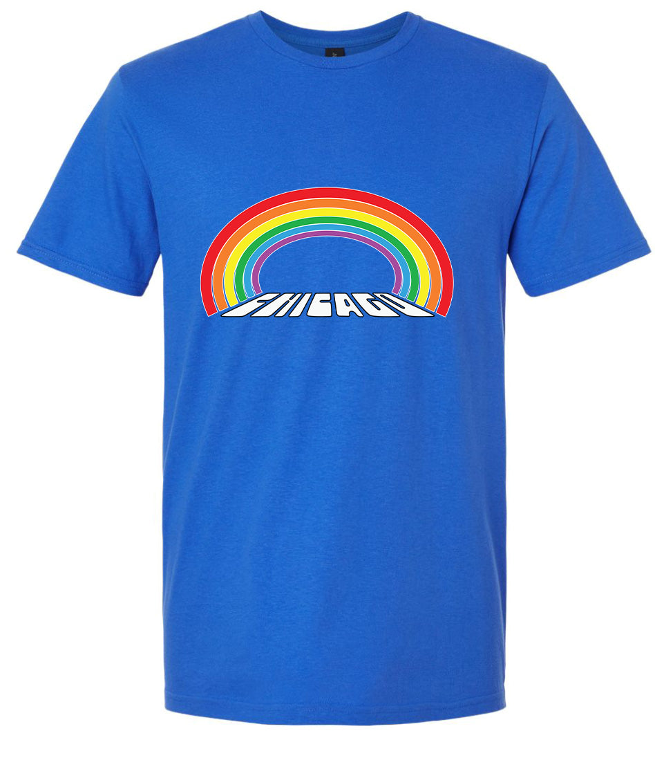 Chicago Rainbow Adult Gildan Soft Shirt