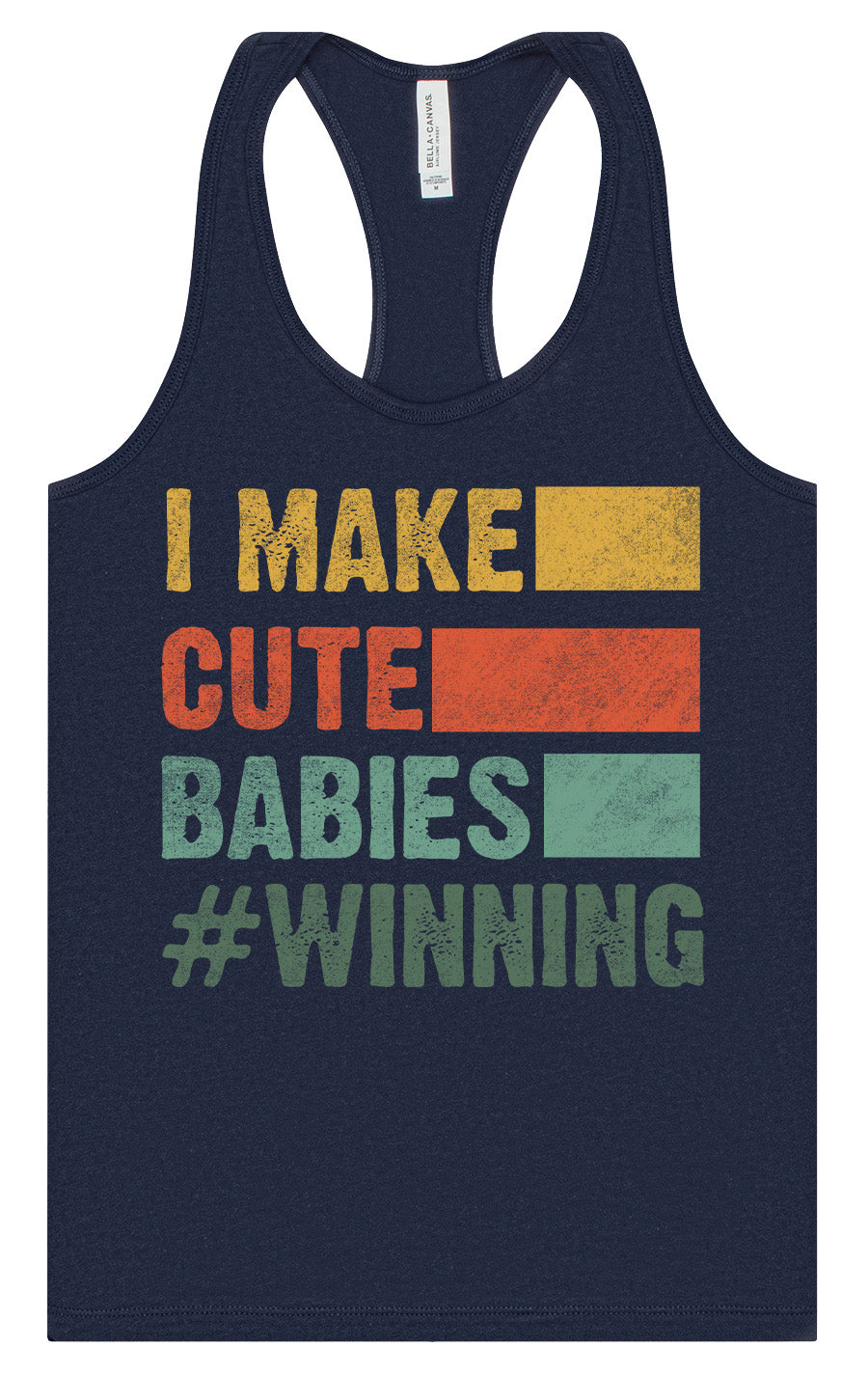 I Make Cute Babies Women's Racerback Tank