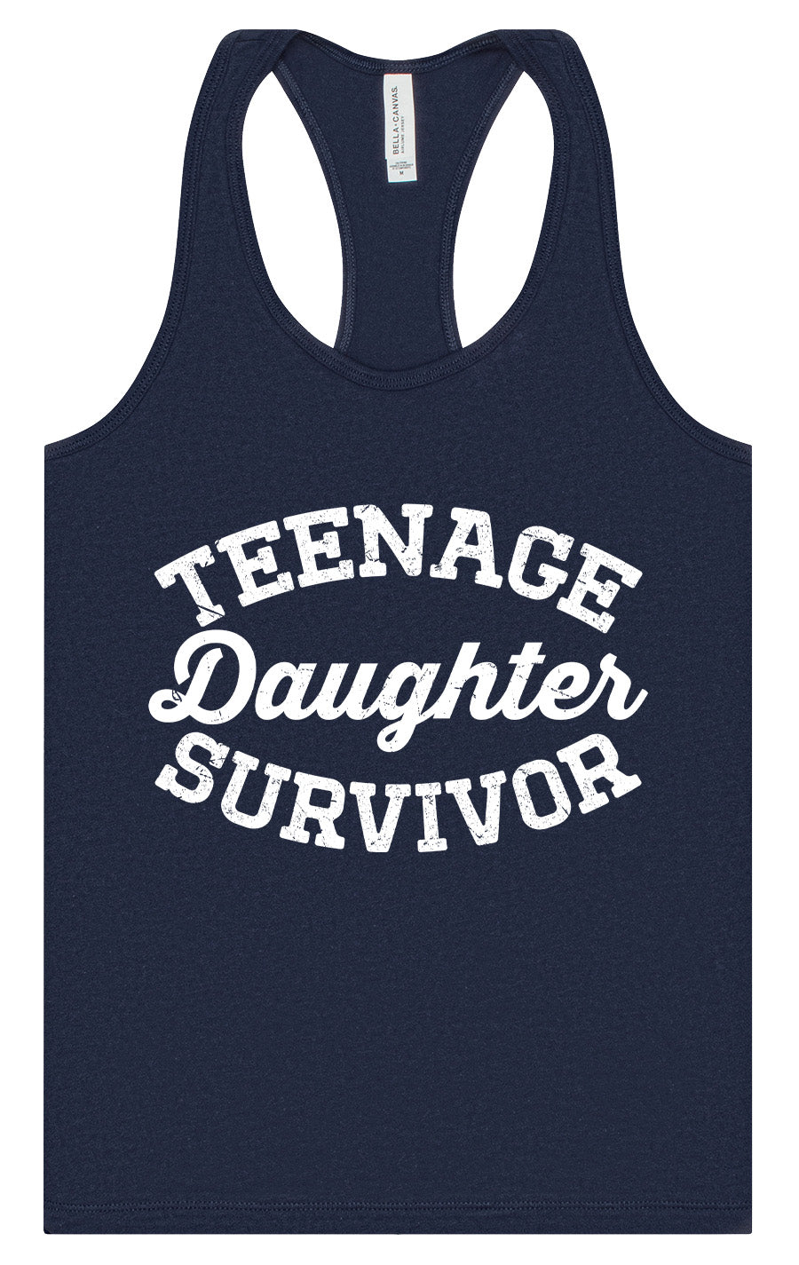 Teenage Daughter Survivor Women's Racerback Tank