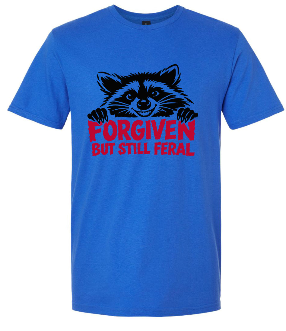 Forgiven Still Feral Adult Gildan Soft Shirt
