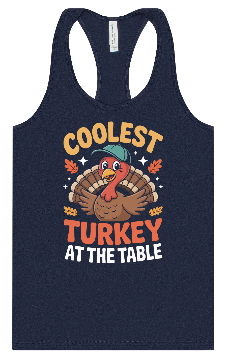Coolest Turkey at the Table Women's Racerback Tank