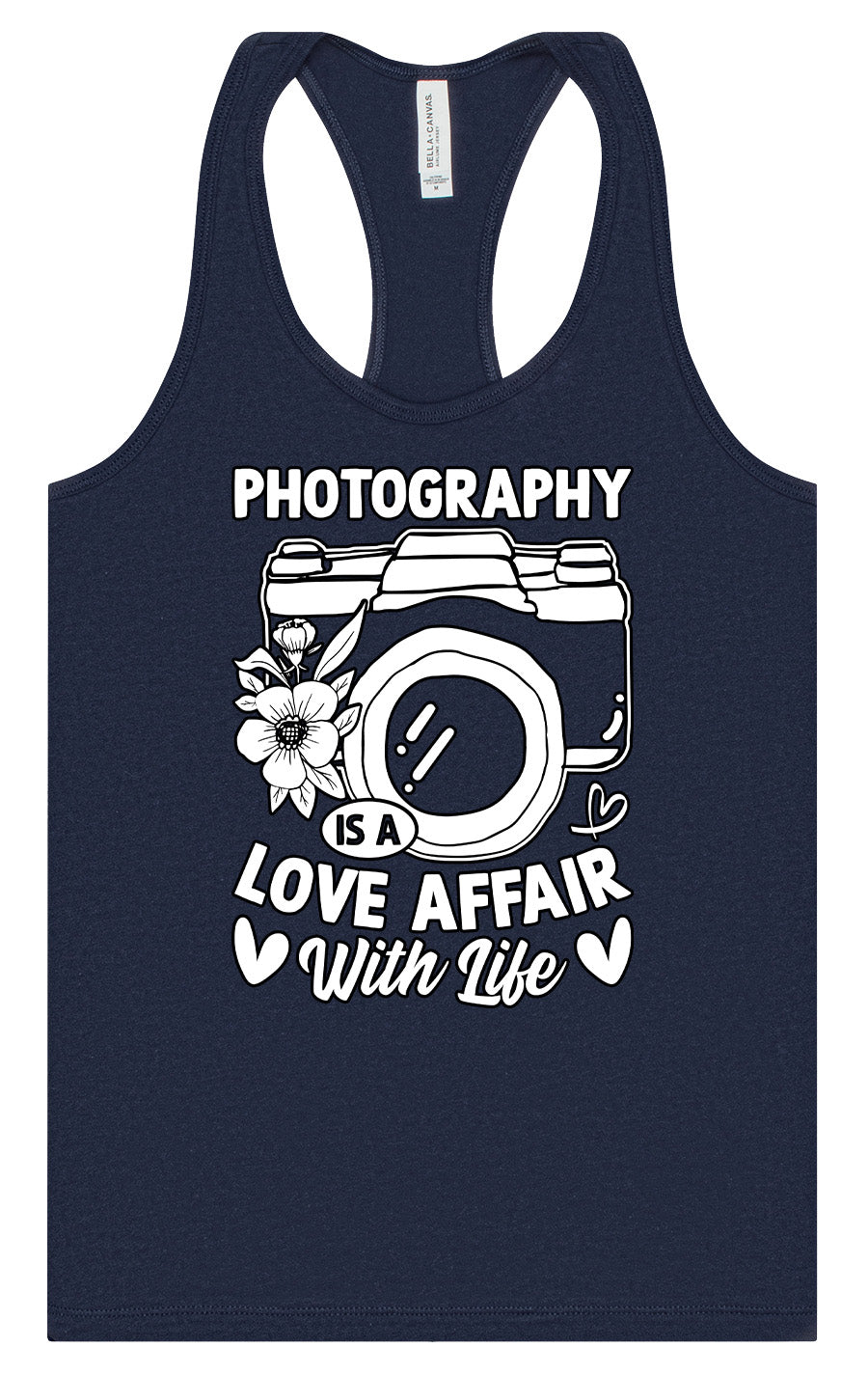Photography is a Love Affair Women's Racerback Tank