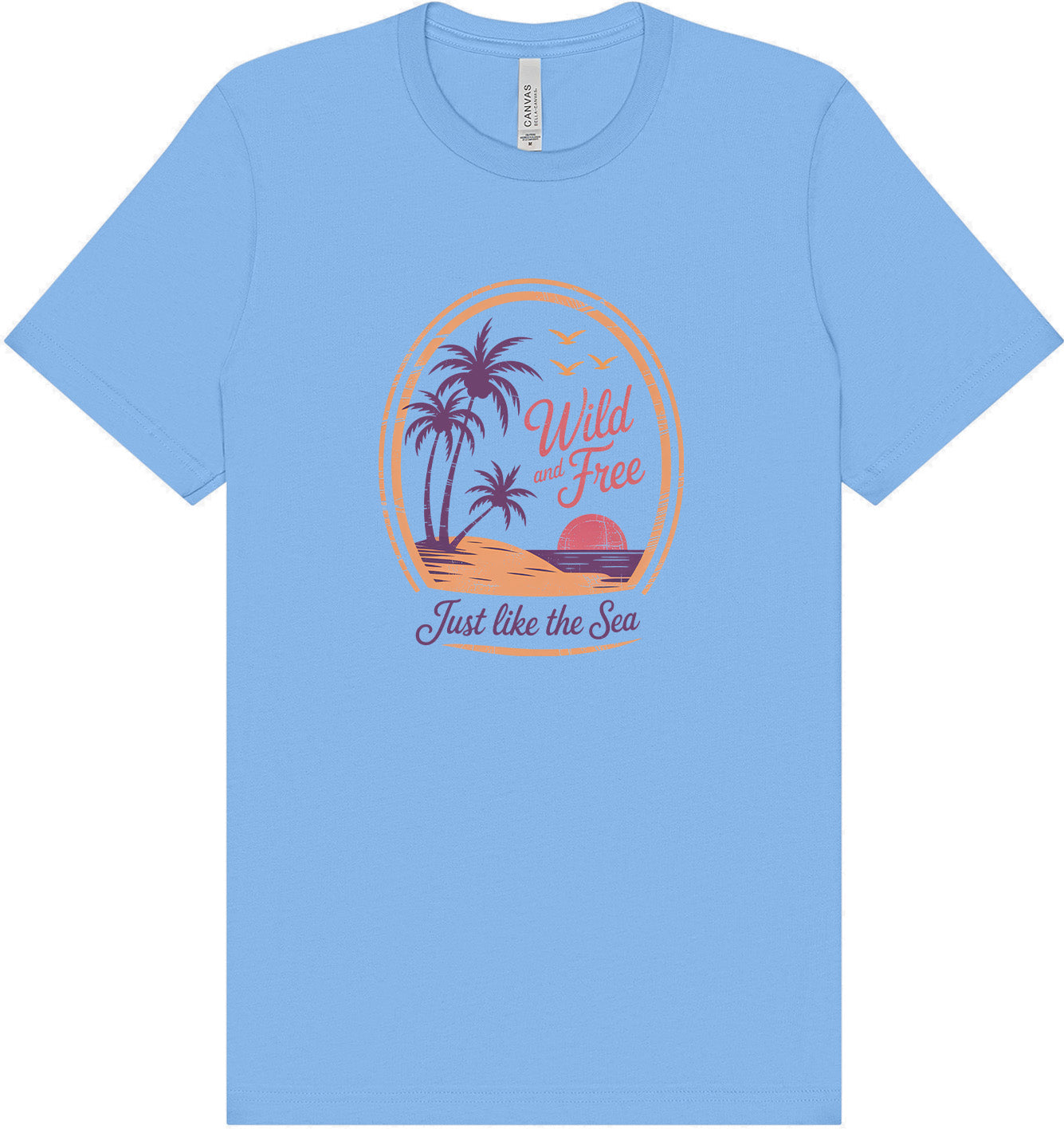 Just Like the Sea Adult Bella Canvas Shirt