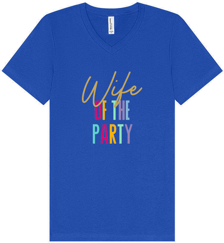 The Wife of the Party Unisex V-Neck Shirt