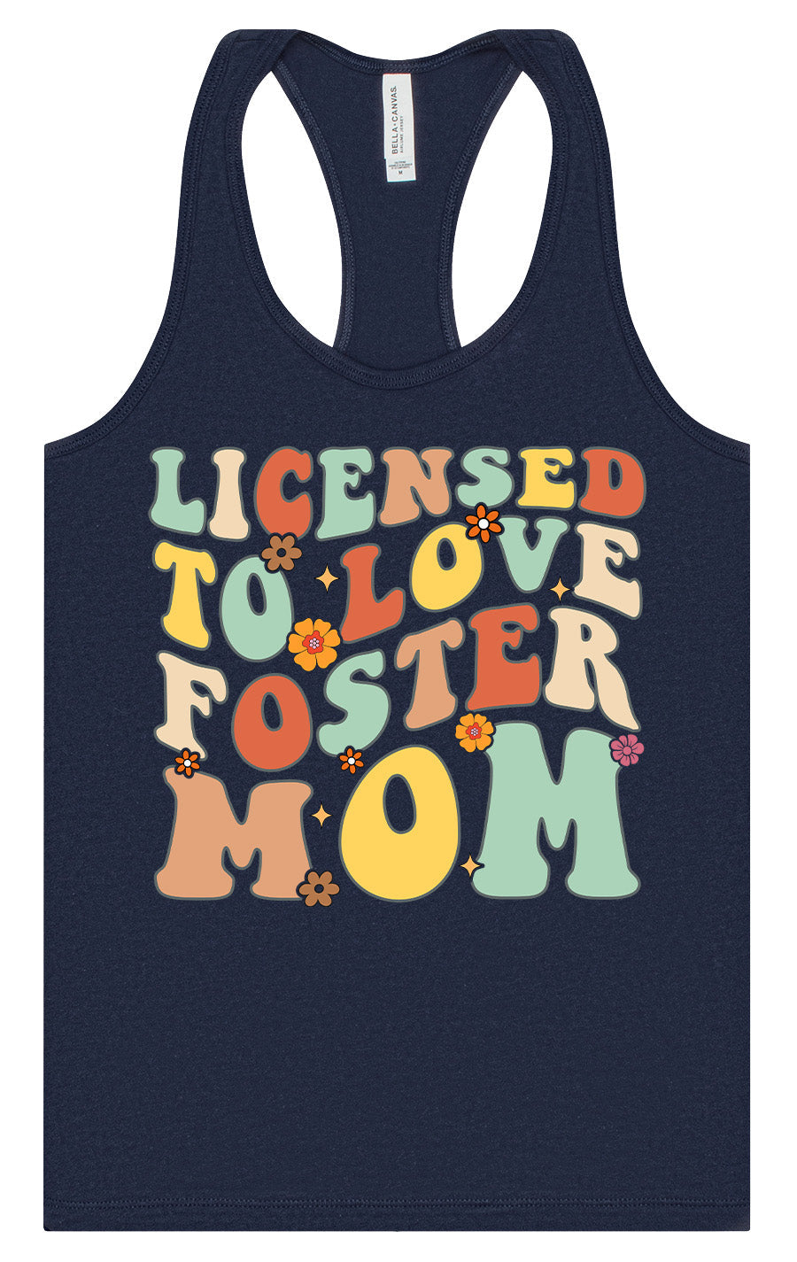 Licensed to Love Foster Mom Women's Racerback Tank