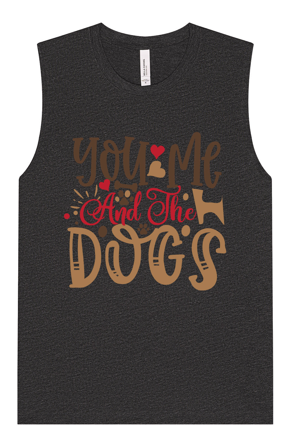 You, Me, and the Dogs Muscle Tank