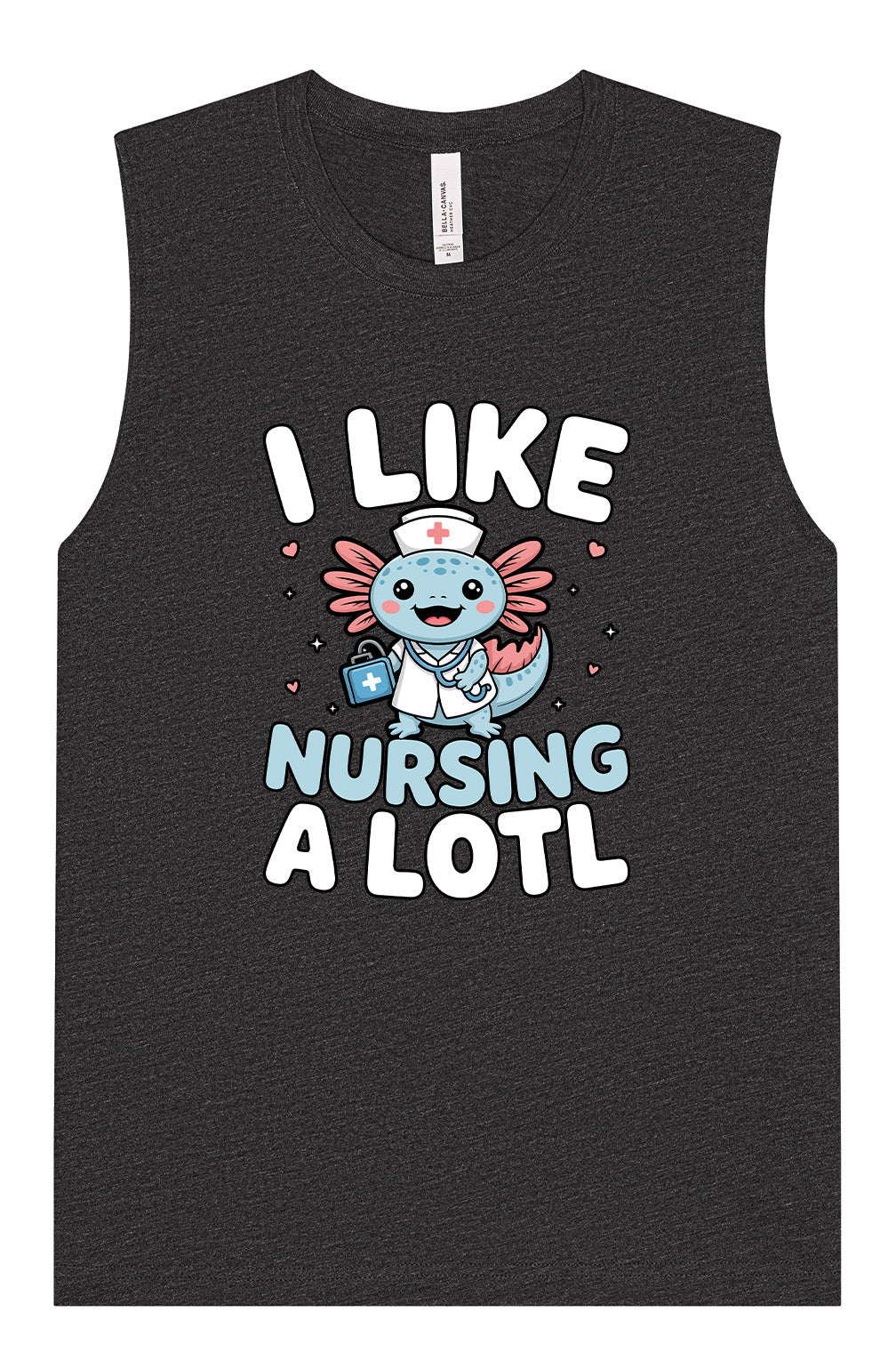 I Like Nursing A Lotl Muscle Tank
