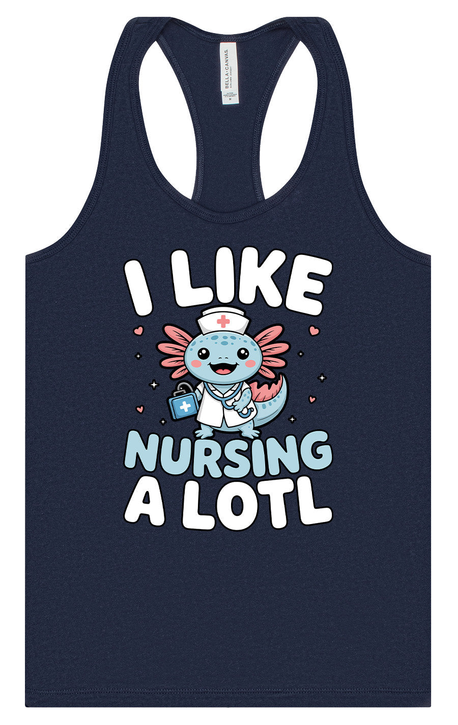 I Like Nursing A Lotl Women's Racerback Tank