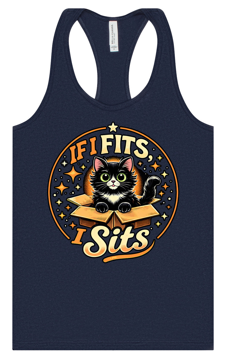 If I Fits, I Sits Women's Racerback Tank