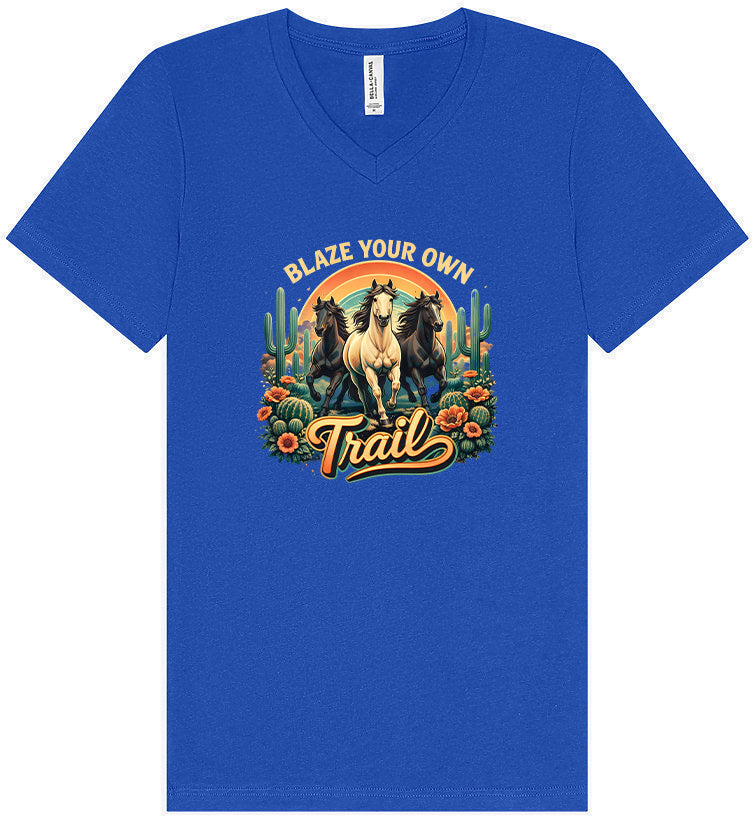 Blaze Your Own Trail Unisex V-Neck Shirt