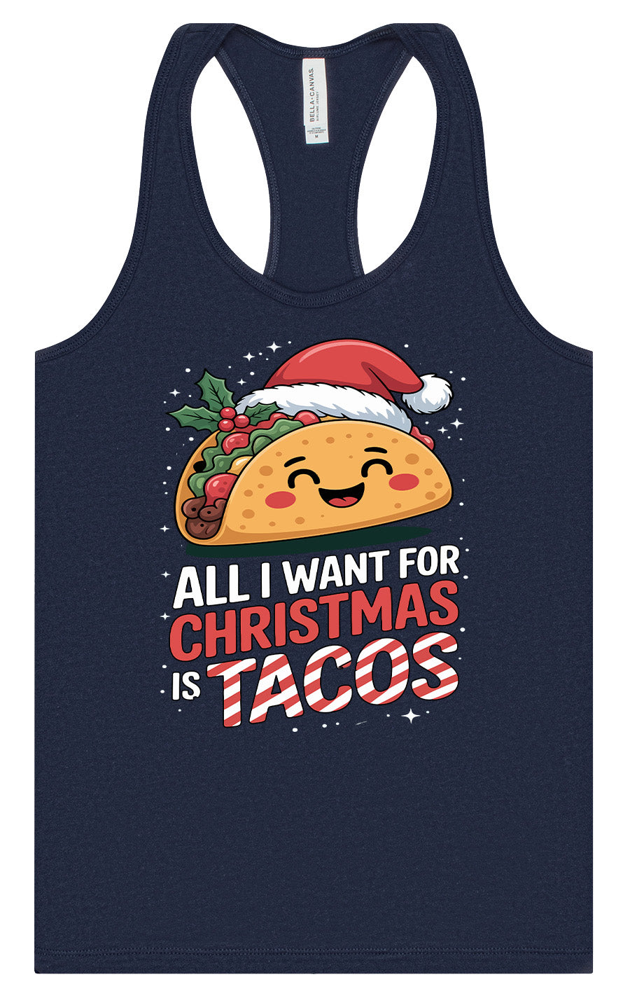 Tacos for Christmas Women's Racerback Tank