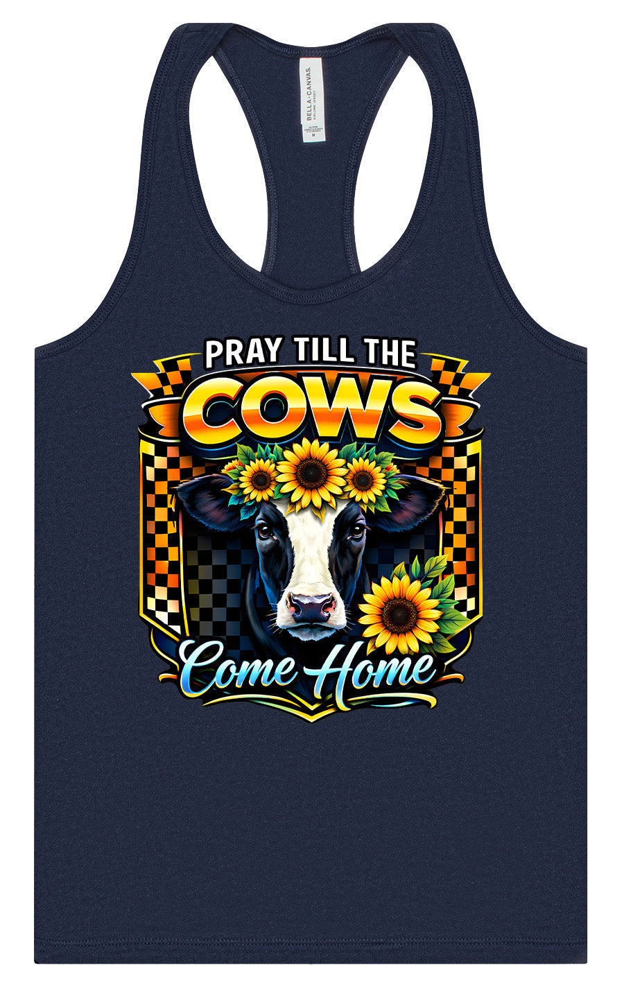 Pray til the Cows Come Home Women's Racerback Tank