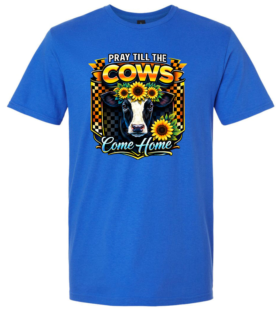Pray til the Cows Come Home Adult Gildan Soft Shirt