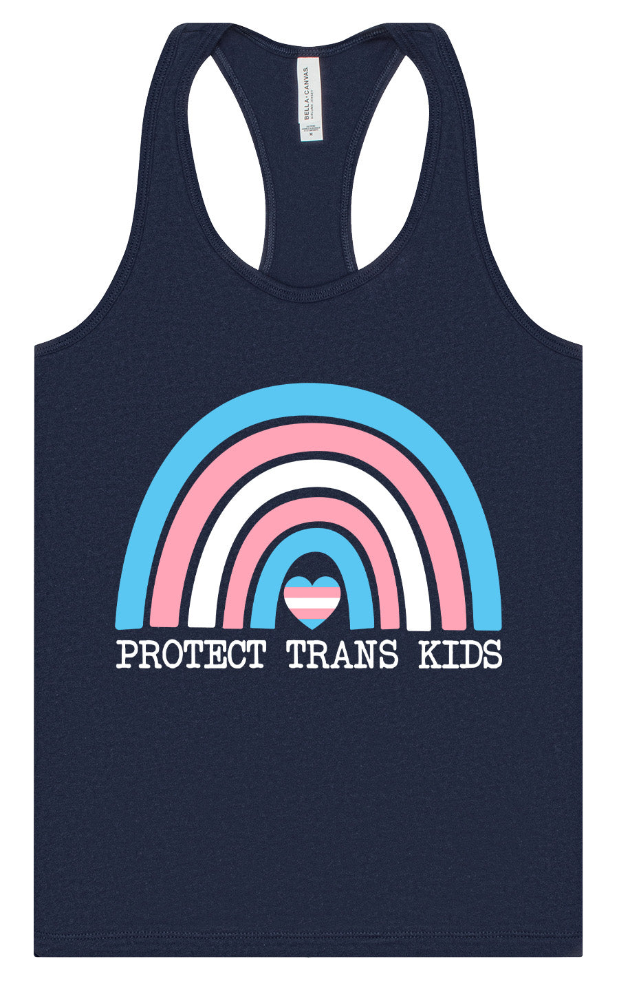 Protect Trans Kids Women's Racerback Tank