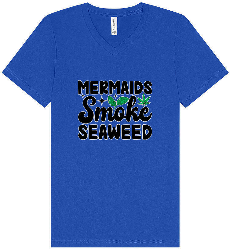 Mermaids Smoke Seaweed Unisex V-Neck Shirt