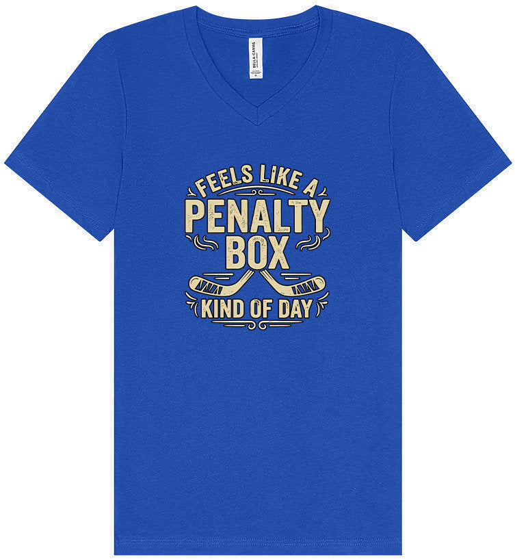 Penalty Box Kind of Day Unisex V-Neck Shirt