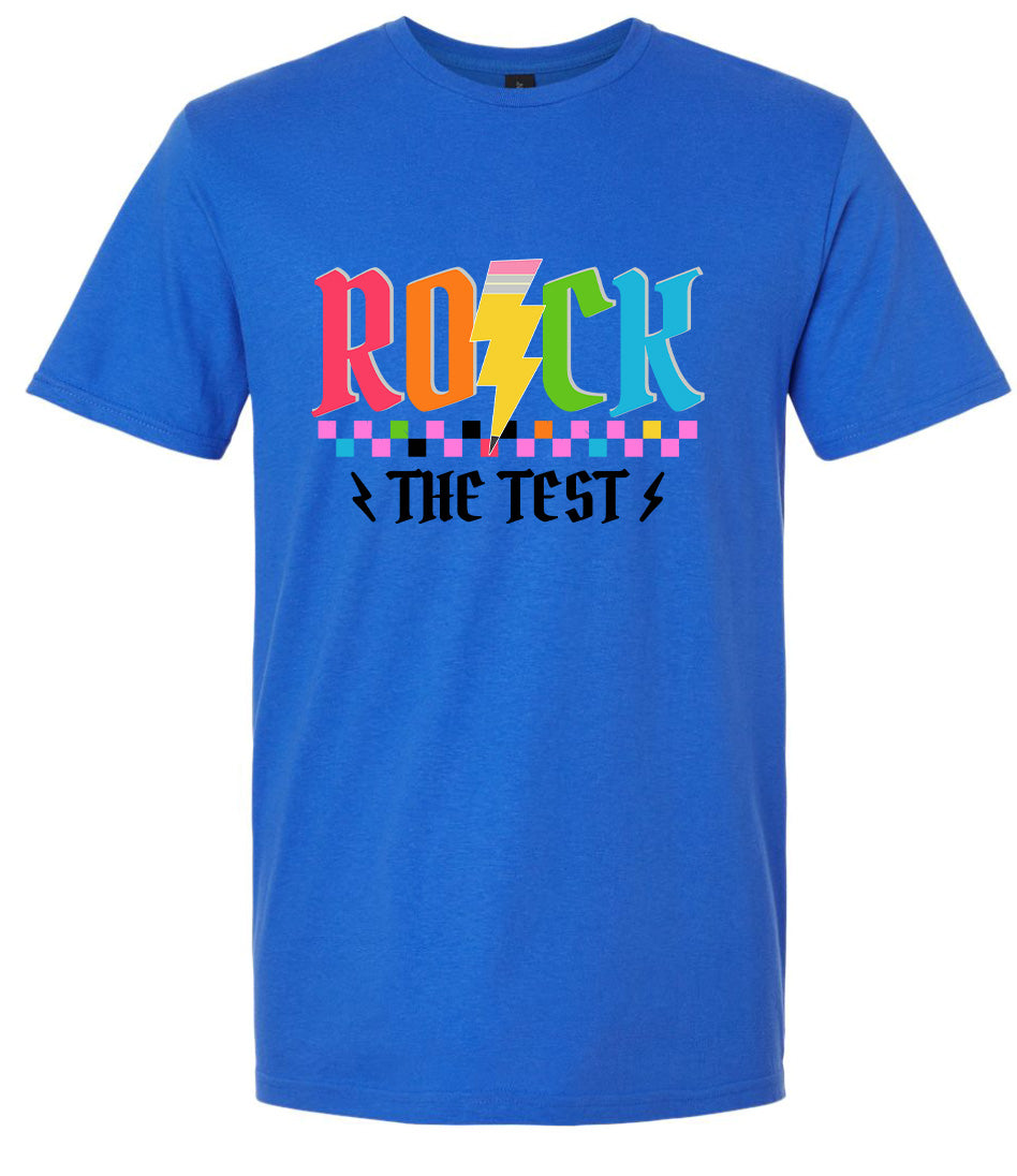Rock the Test Adult Gildan Soft Shirt