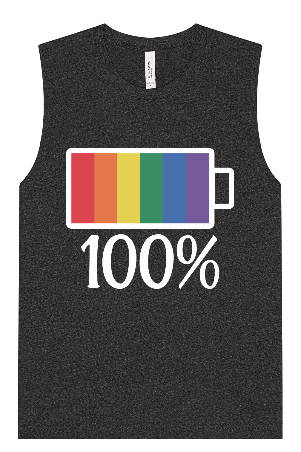 Pride Battery Charged Muscle Tank