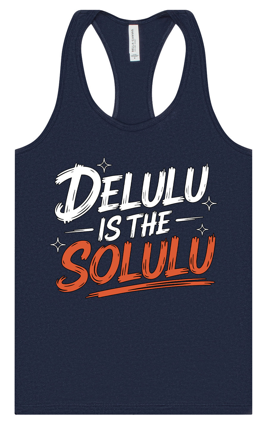 Delulu is the Solulu Women's Racerback Tank