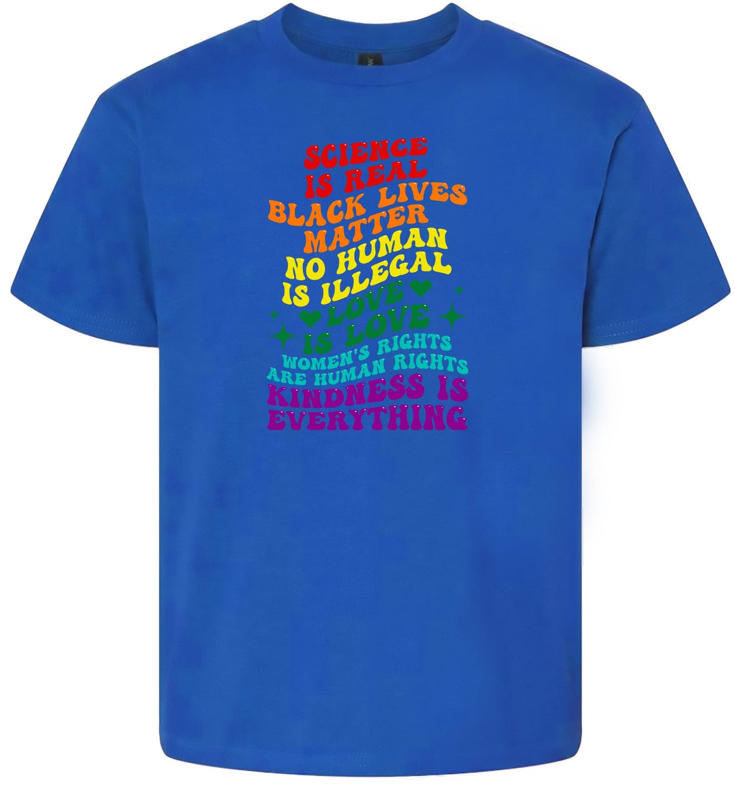 Science Is Real Children's Gildan Soft Shirt
