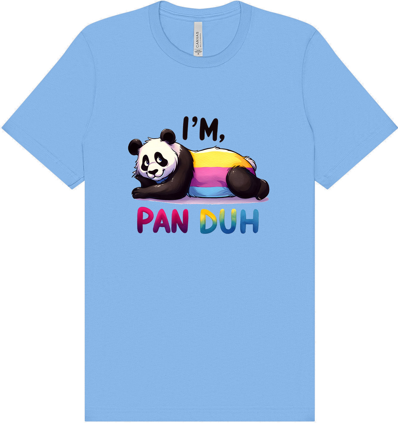 Pan Duh Panda Adult Bella Canvas Shirt