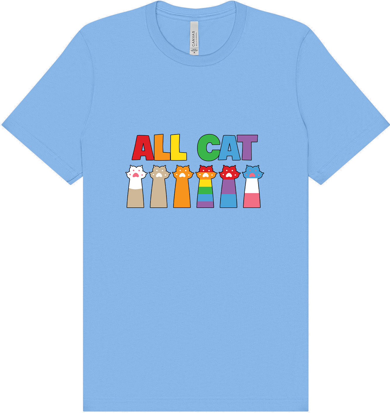 All Paws for Pride Adult Bella Canvas Shirt
