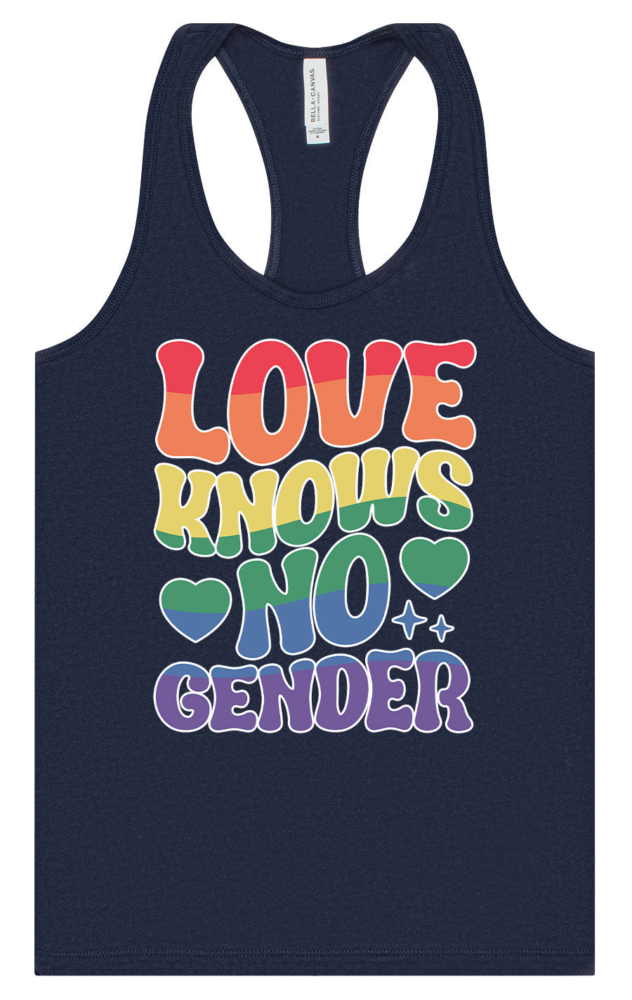 Love Knows No Gender Women's Racerback Tank
