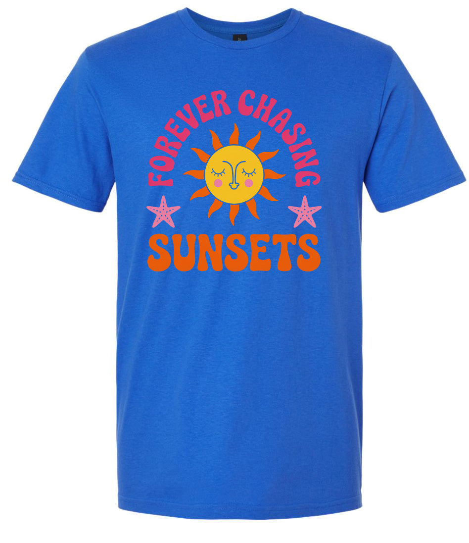 Forever Chasing Sunsets Children's Gildan Soft Shirt