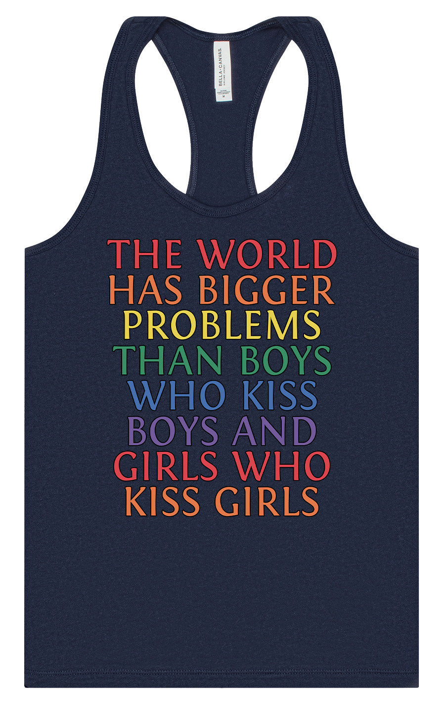 Bigger Problems Pride Women's Racerback Tank