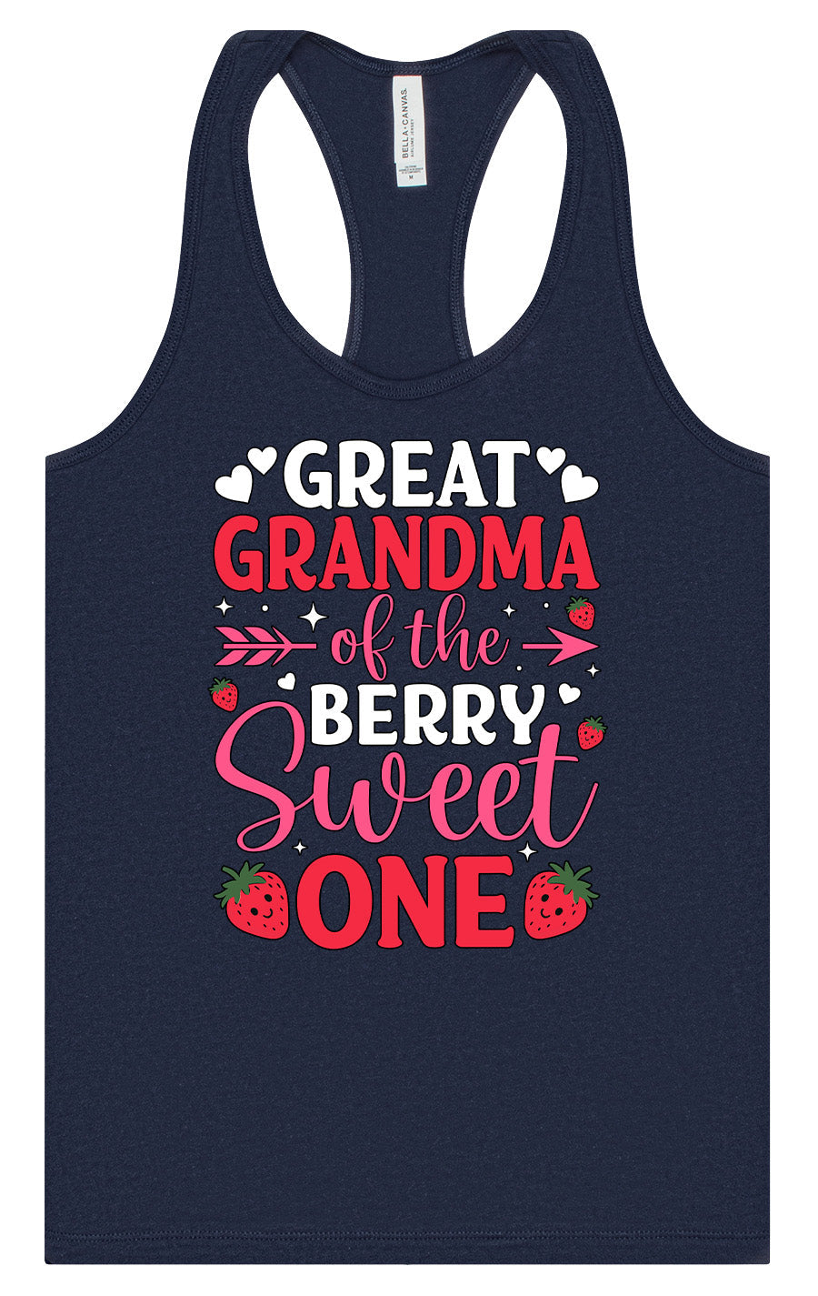 Great Grandma of the Berry Sweet One Women's Racerback Tank