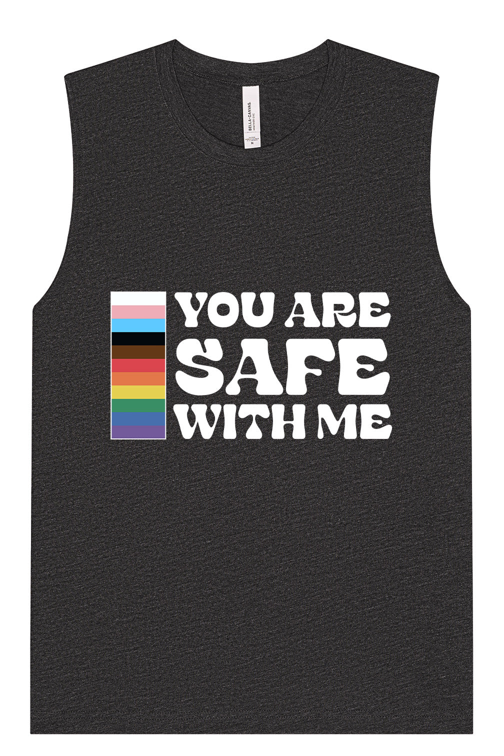 Safe With Me Muscle Tank