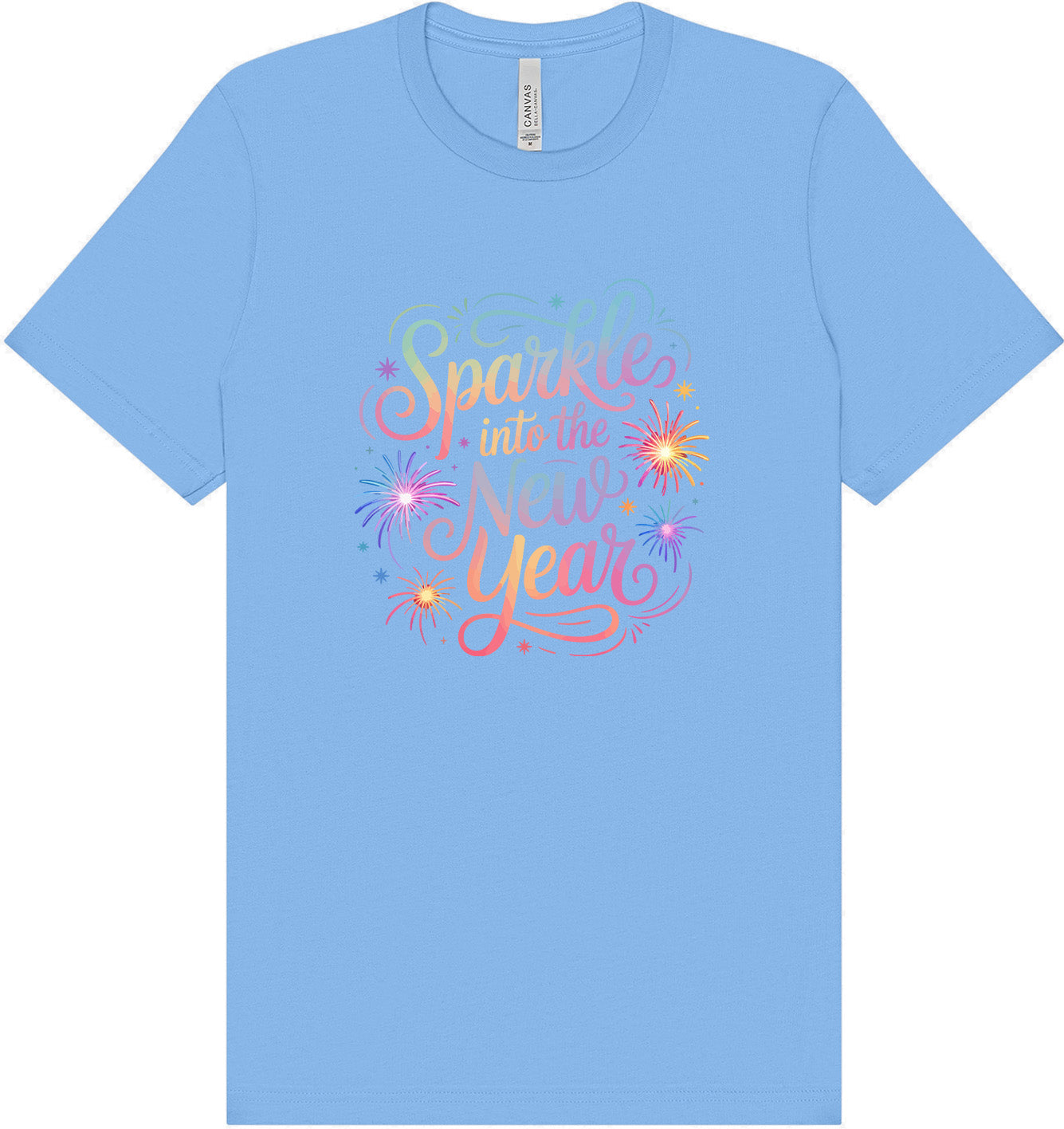 Sparkle into the New Year Adult Bella Canvas Shirt
