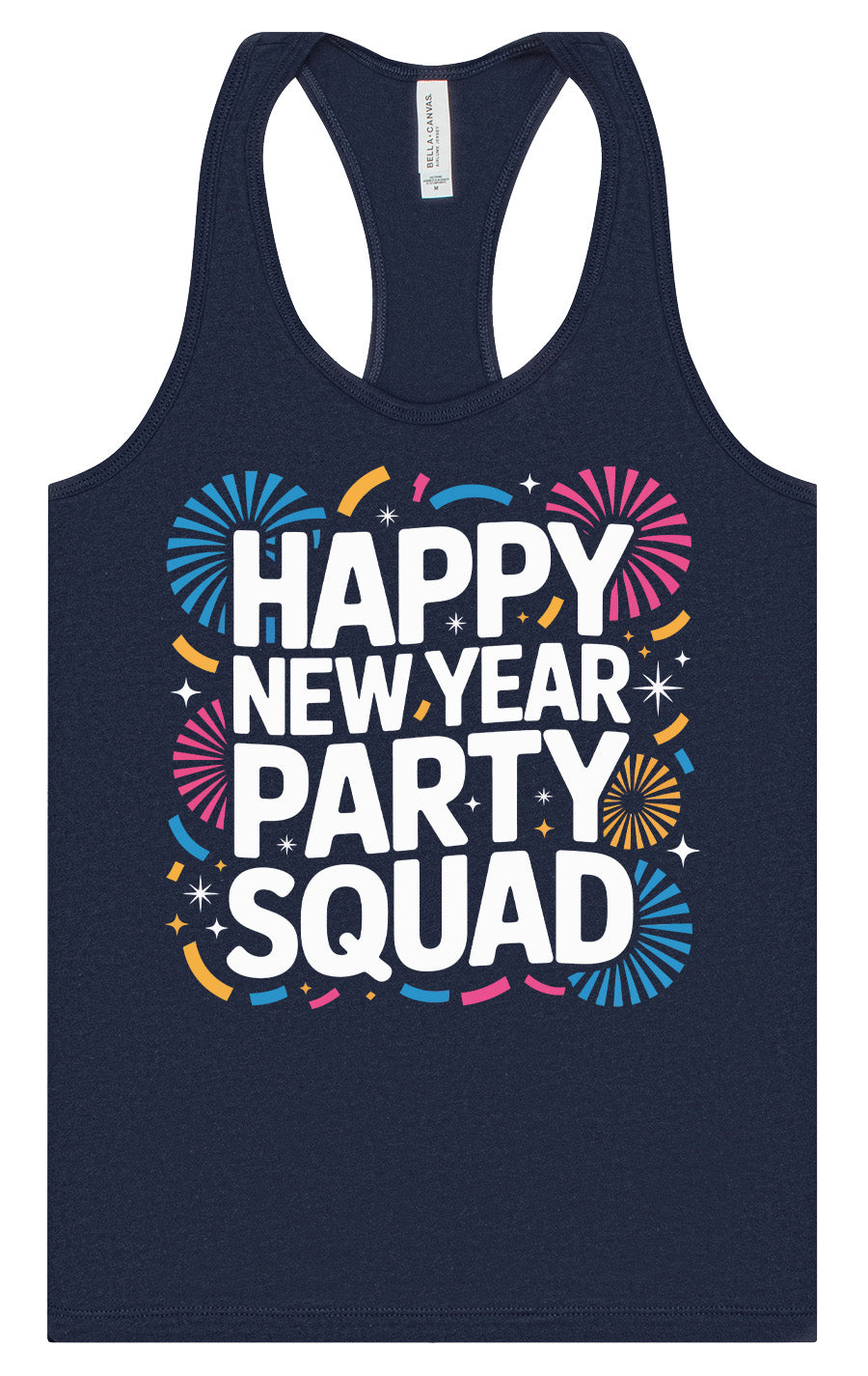 New Year Party Squad Women's Racerback Tank