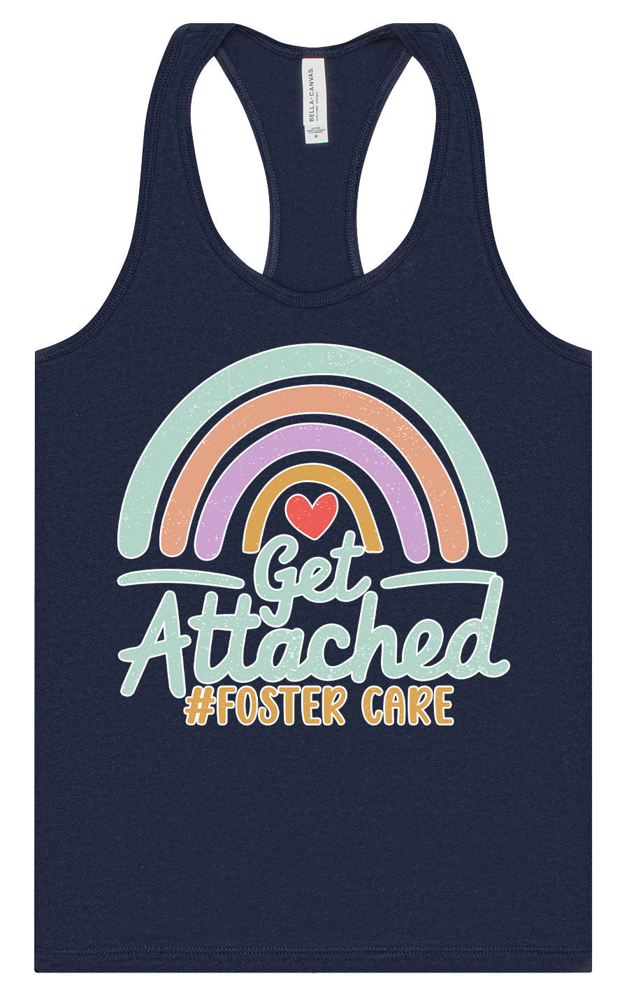 Get Attached Foster Care Women's Racerback Tank